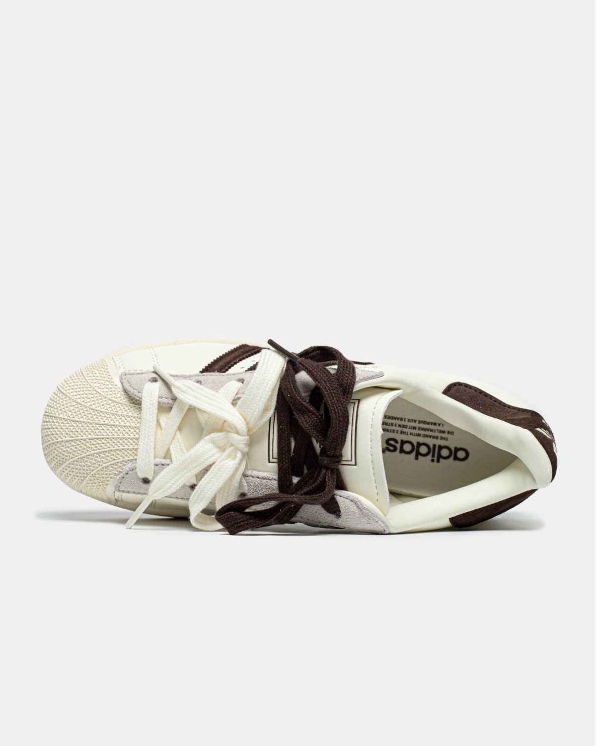 Adidas Superstar White Brown Adidas Superstar White Brown
