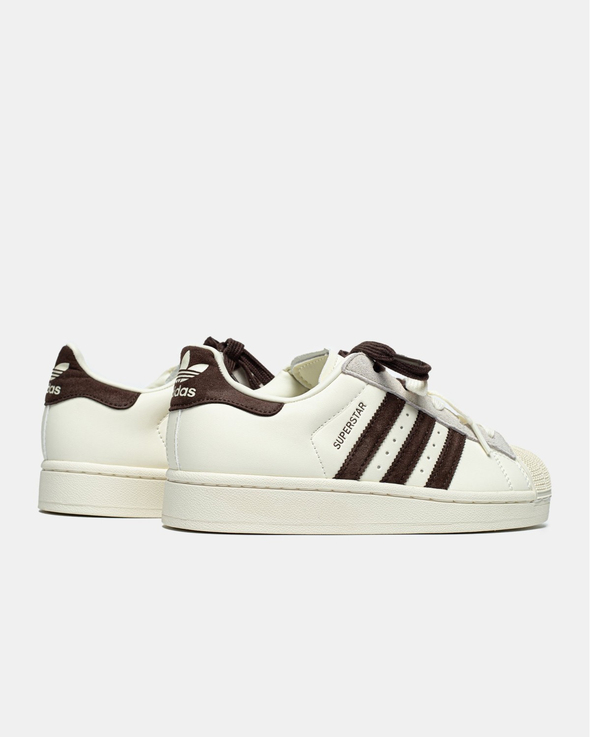 Adidas Superstar White Brown Adidas Superstar White Brown