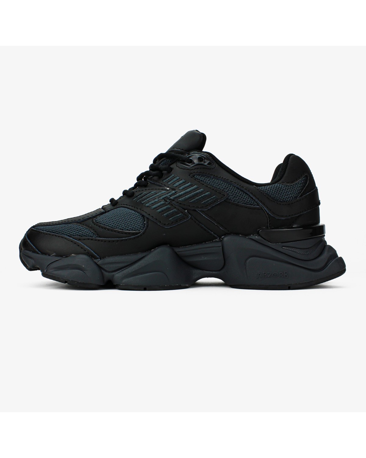 New Balance 9060 Triple Black Leather New Balance 9060 Triple Black Leather