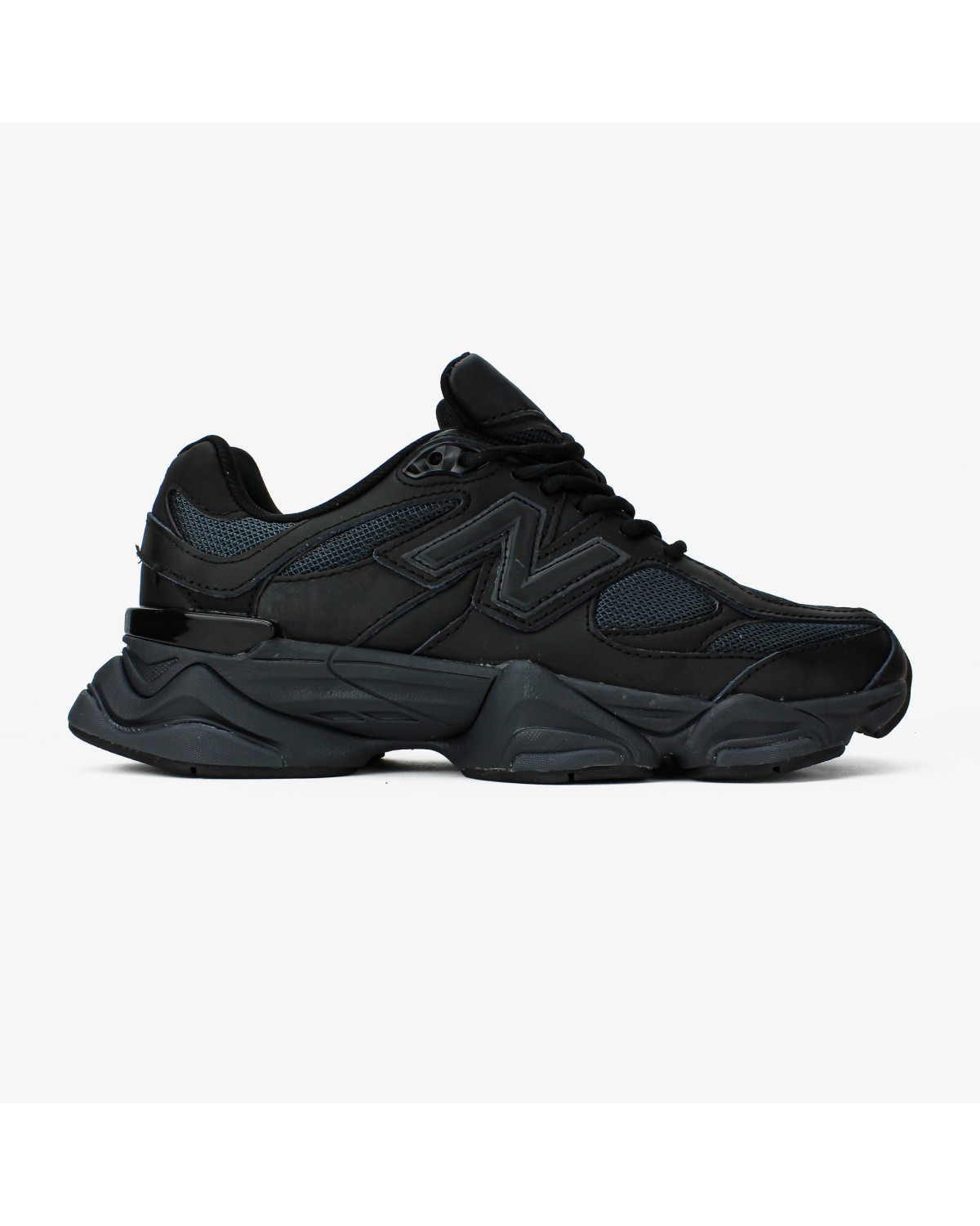 New Balance 9060 Triple Black Leather
