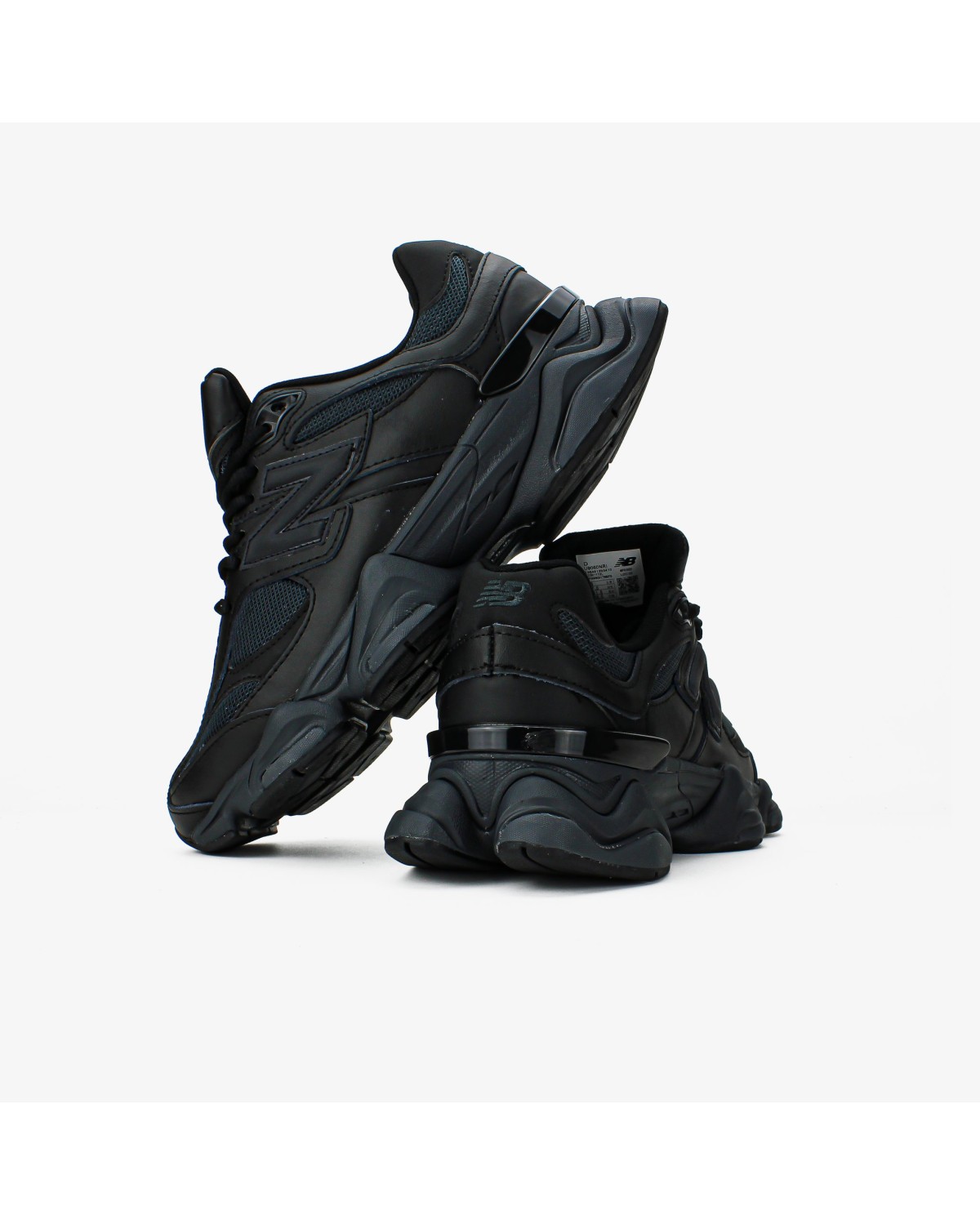 New Balance 9060 Triple Black Leather New Balance 9060 Triple Black Leather