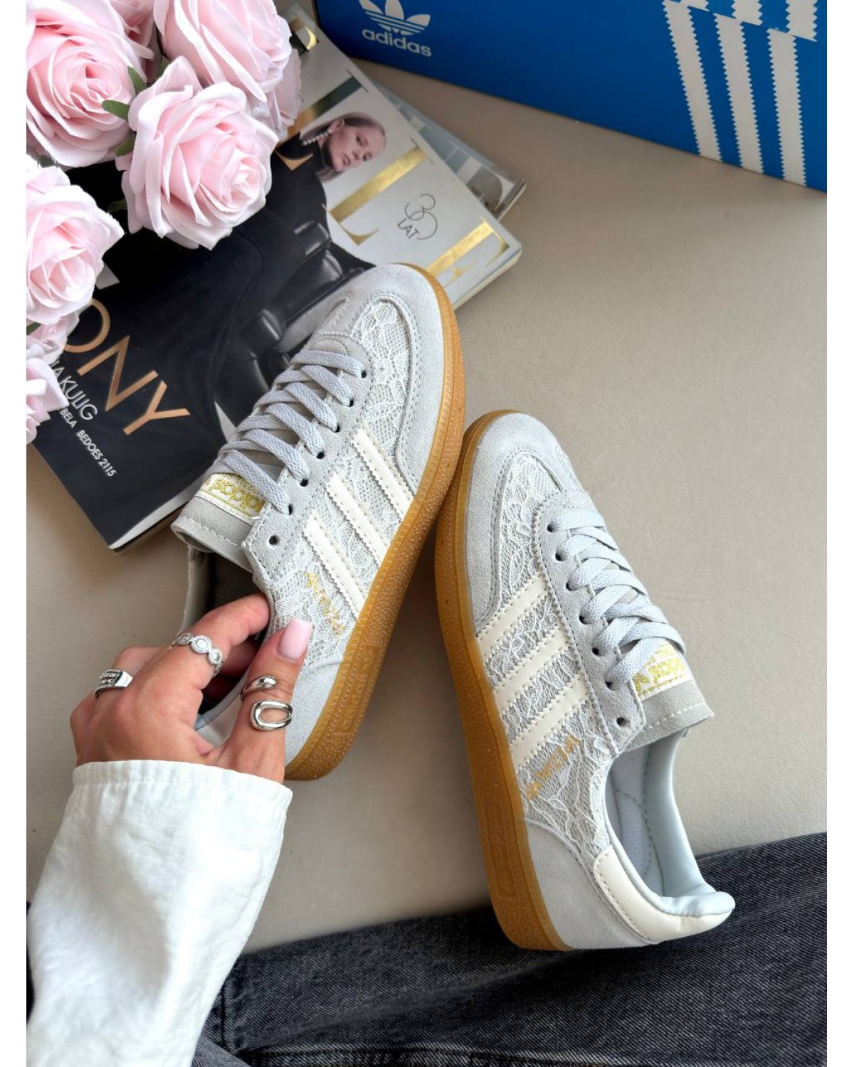 Adidas Spezial Grey White Adidas Spezial Grey White