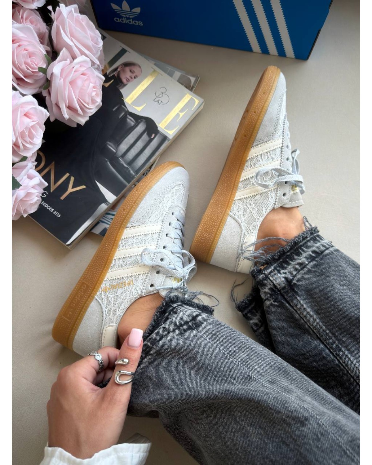 Adidas Spezial Grey White Adidas Spezial Grey White