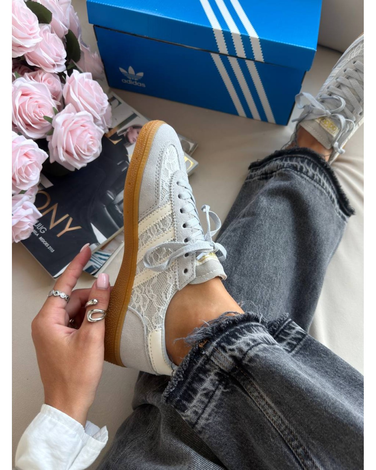 Adidas Spezial Grey White Adidas Spezial Grey White