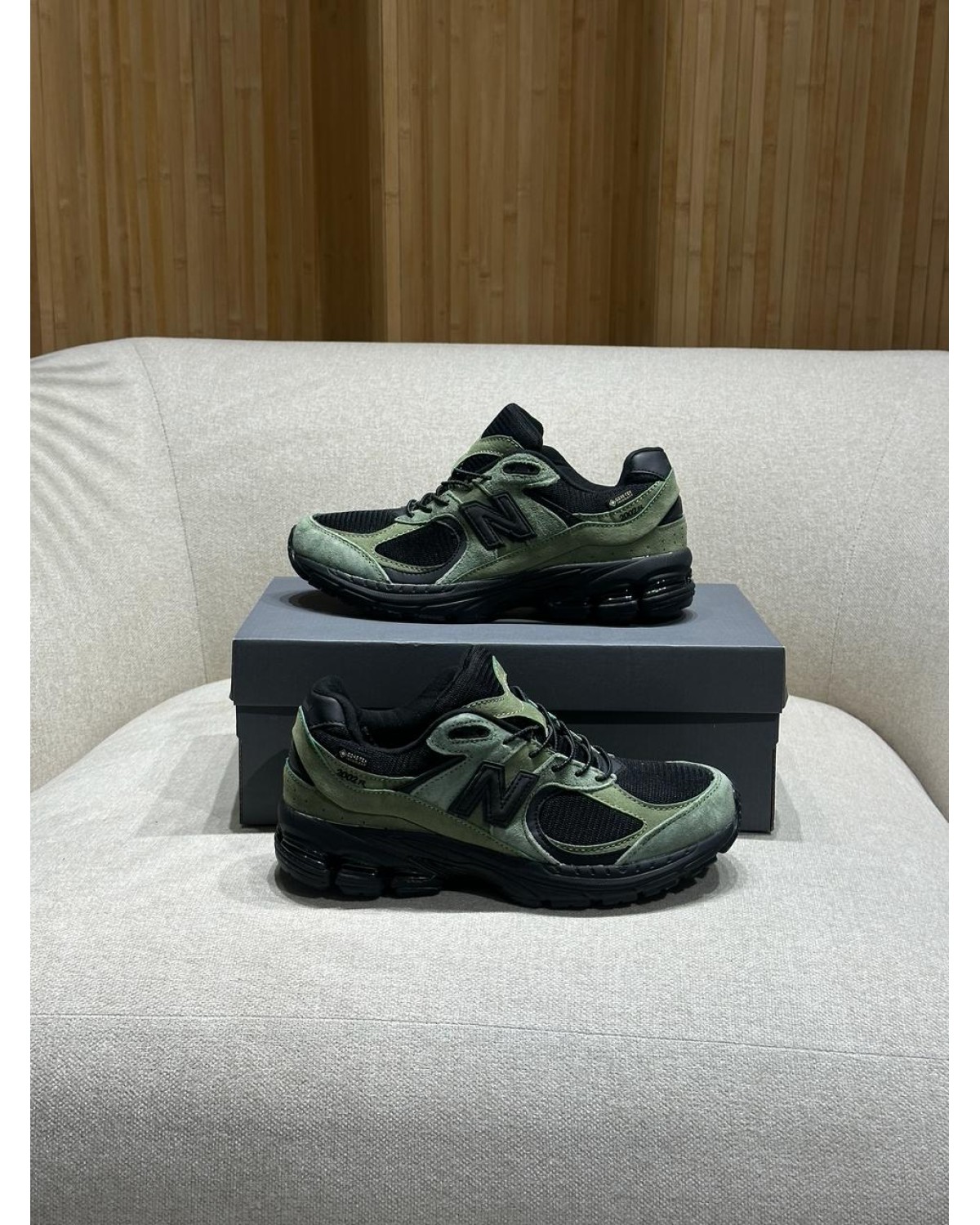 New Balance 2002R Green Black New Balance 2002R Green Black