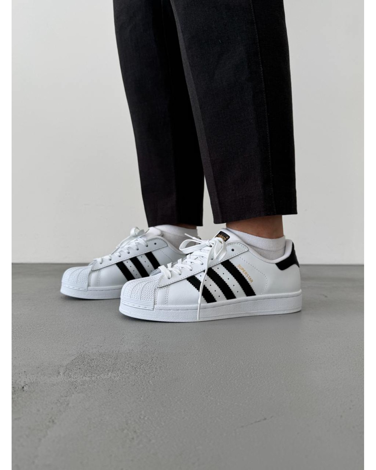 Adidas Superstar Black White