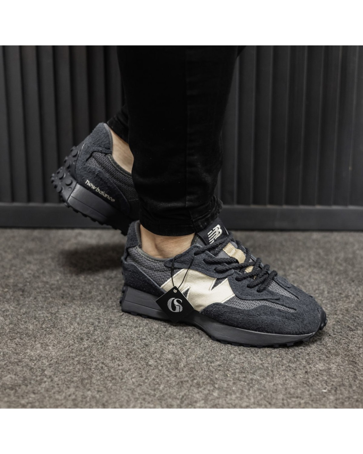 New Balance 327 Blue Grey White