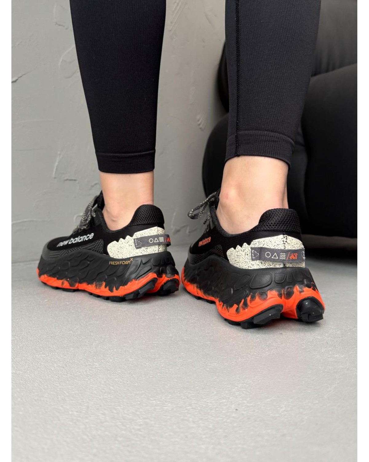 New Balance Fresh Foam x More Trail V3 Black Orange New Balance Fresh Foam x More Trail V3 Black Orange