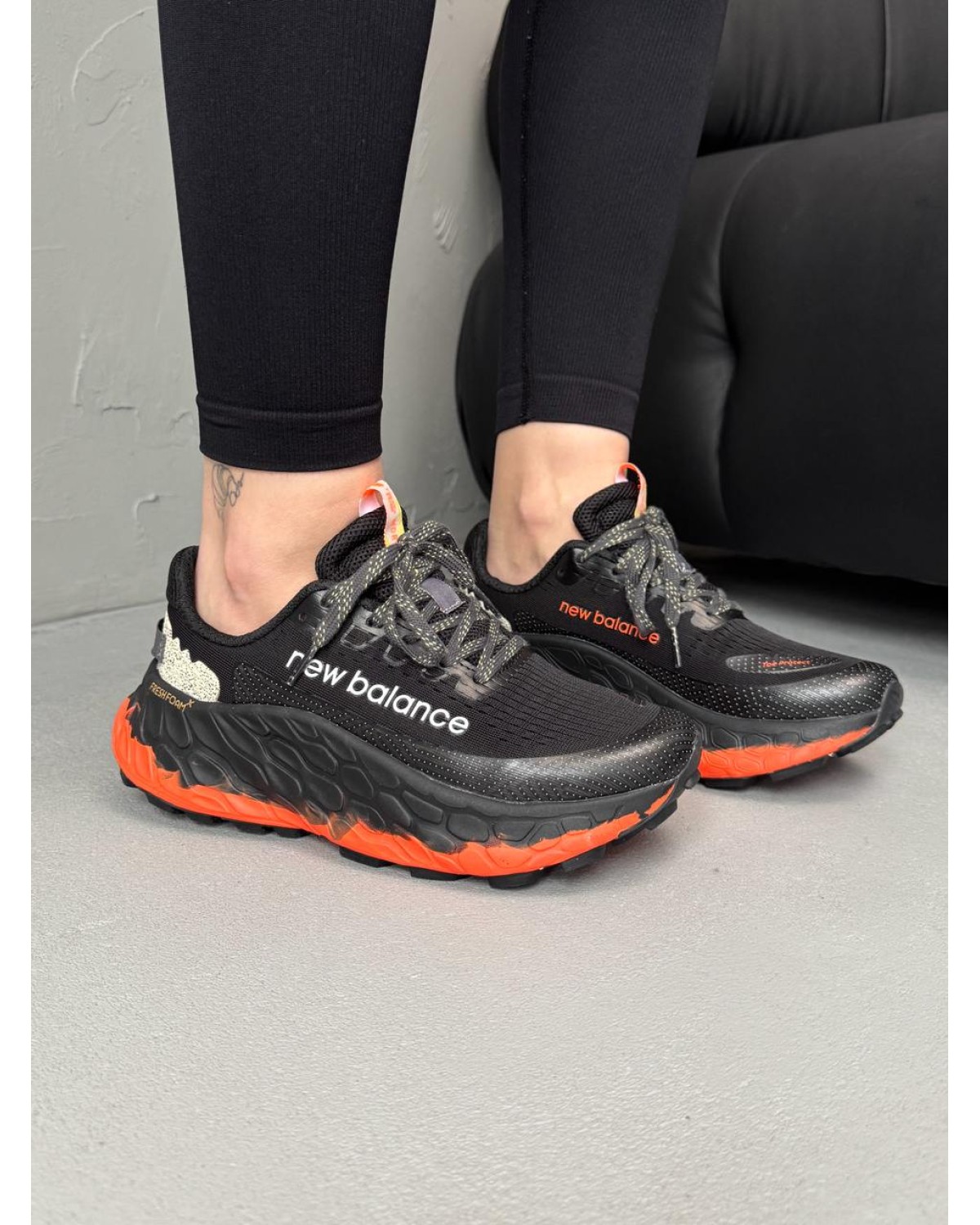 New Balance Fresh Foam x More Trail V3 Black Orange New Balance Fresh Foam x More Trail V3 Black Orange