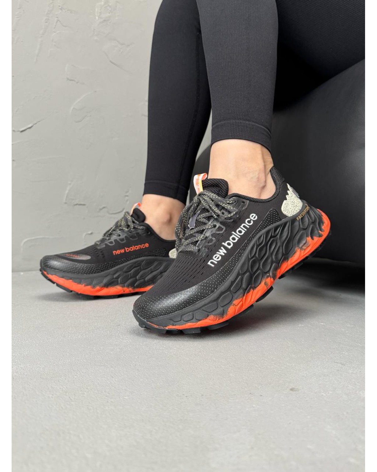 New Balance Fresh Foam x More Trail V3 Black Orange New Balance Fresh Foam x More Trail V3 Black Orange