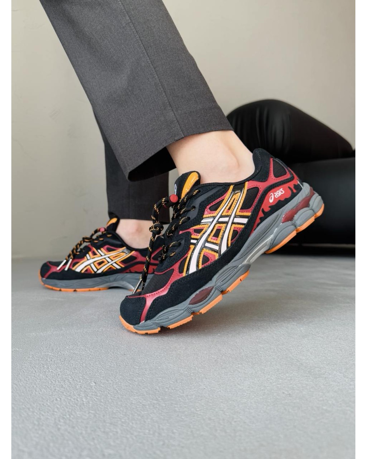 Asics Gel-NYC x Naruto Shippuden Black Orange Red Asics Gel-NYC x Naruto Shippuden Black Orange Red