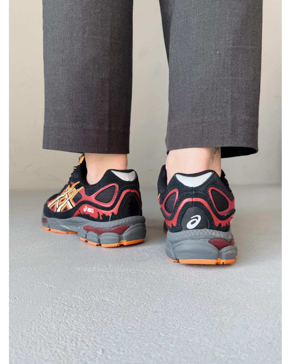 Asics Gel-NYC x Naruto Shippuden Black Orange Red Asics Gel-NYC x Naruto Shippuden Black Orange Red