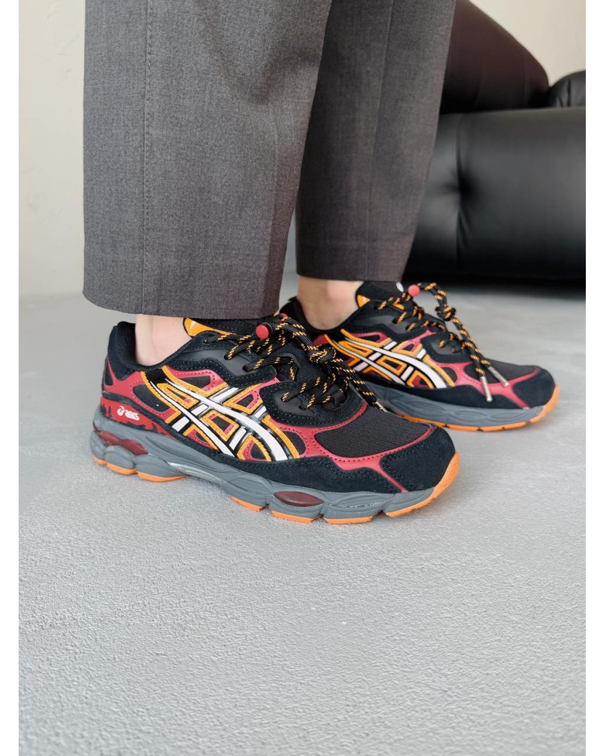 Asics Gel-NYC x Naruto Shippuden Black Orange Red Asics Gel-NYC x Naruto Shippuden Black Orange Red