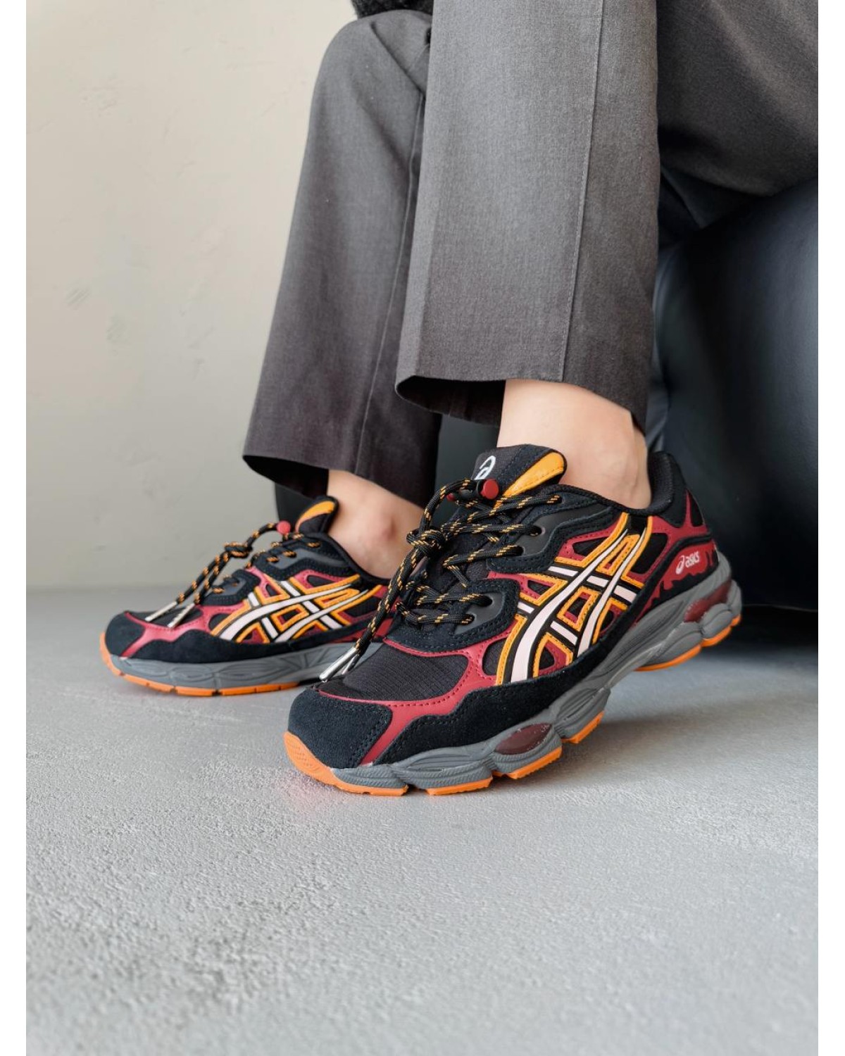 Asics Gel-NYC x Naruto Shippuden Black Orange Red Asics Gel-NYC x Naruto Shippuden Black Orange Red