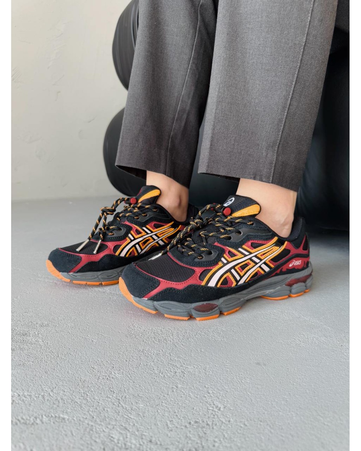 Asics Gel-NYC x Naruto Shippuden Black Orange Red Asics Gel-NYC x Naruto Shippuden Black Orange Red
