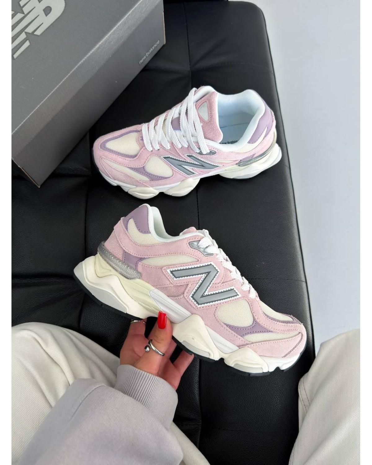New Balance 9060 Rose Sugar Angora