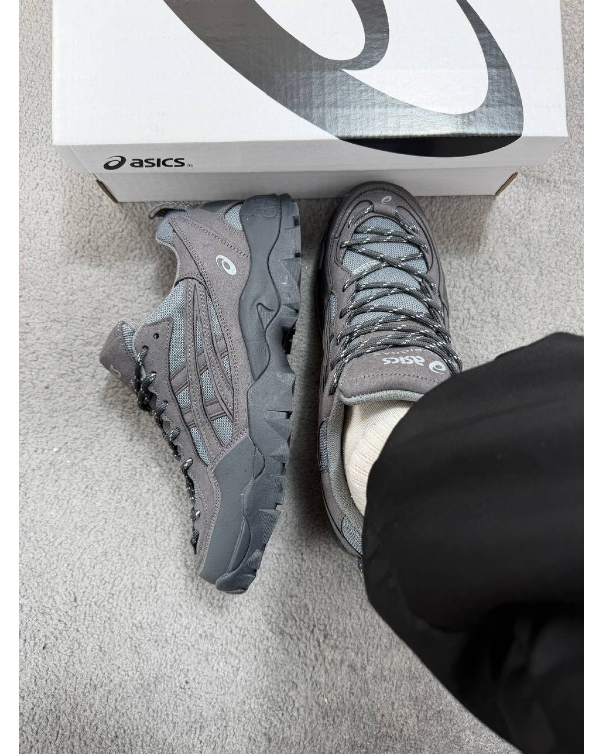 Asics Gel-Pickax Black Grey Asics Gel-Pickax Black Grey