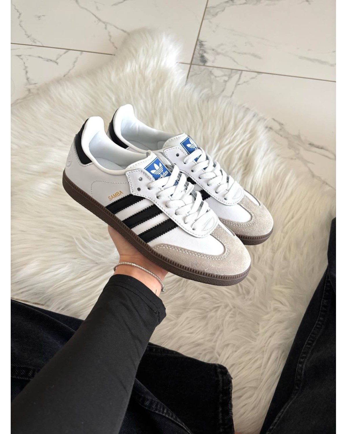Adidas Samba White Black Gum Adidas Samba White Black Gum