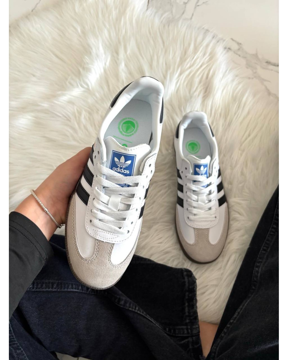 Adidas Samba White Black Gum Adidas Samba White Black Gum