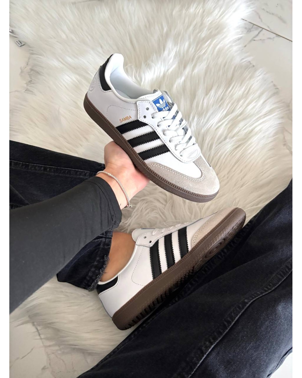 Adidas Samba White Black Gum