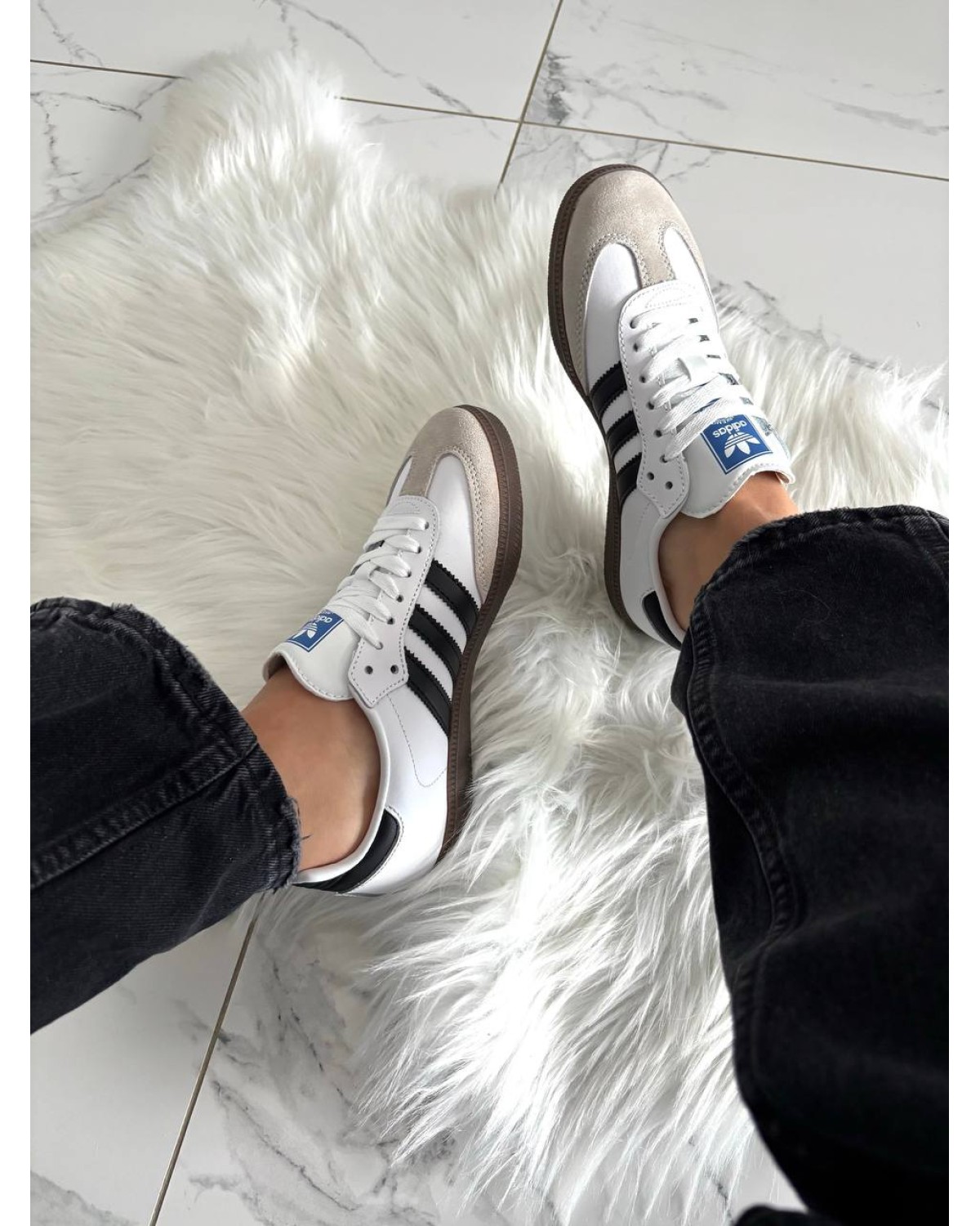 Adidas Samba White Black Gum Adidas Samba White Black Gum