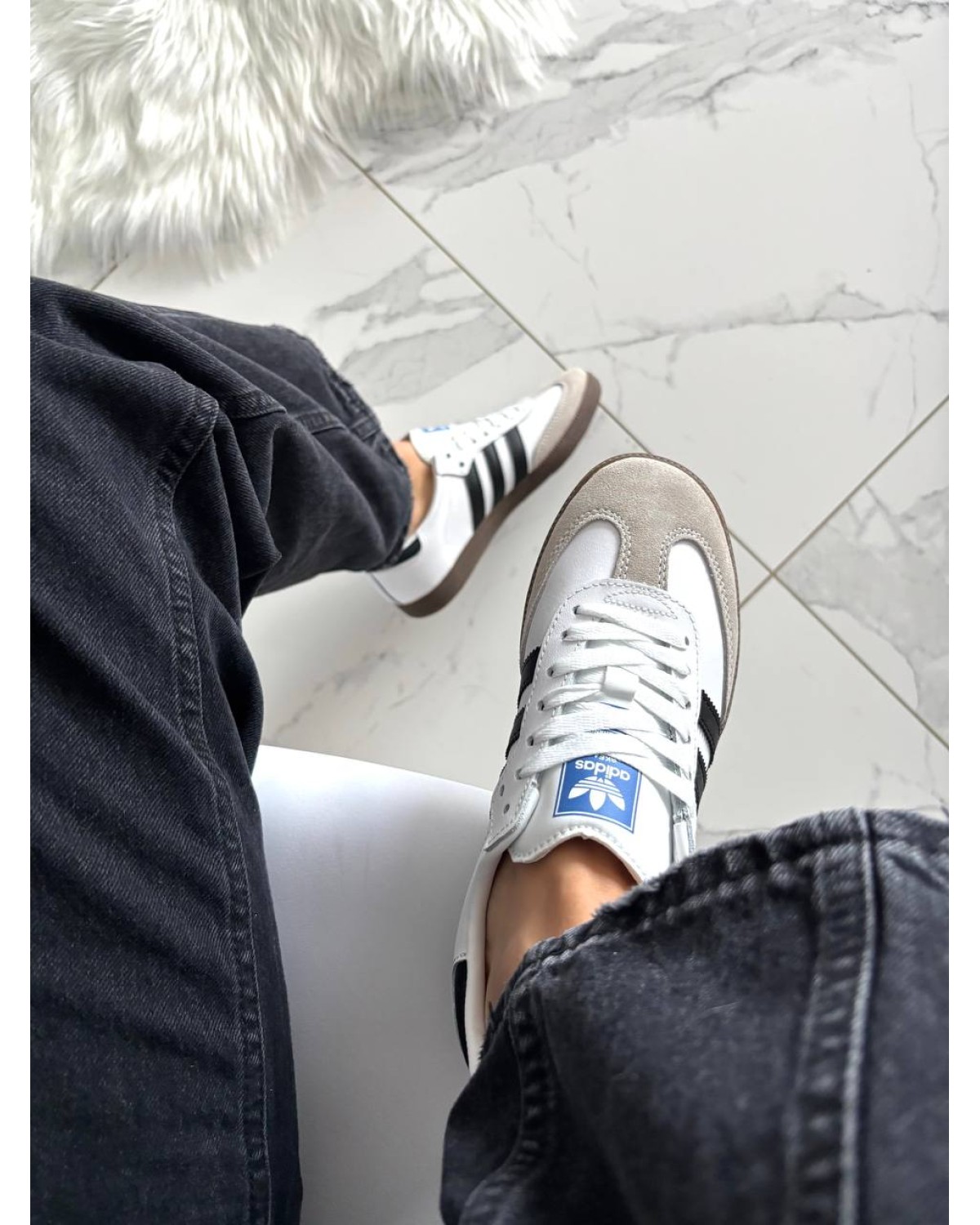 Adidas Samba White Black Gum Adidas Samba White Black Gum