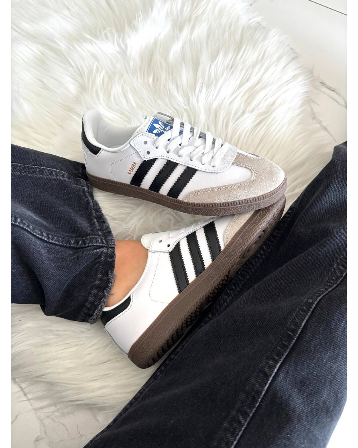 Adidas Samba White Black Gum Adidas Samba White Black Gum