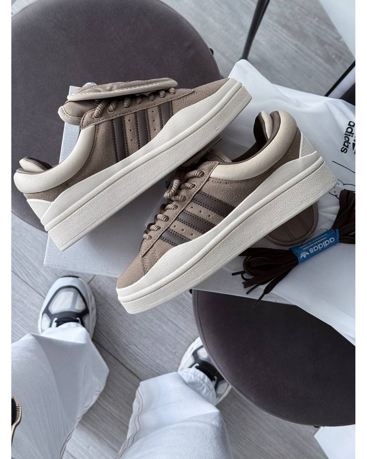 Adidas Campus Light x Bad Bunny Olive Adidas Campus Light x Bad Bunny Olive