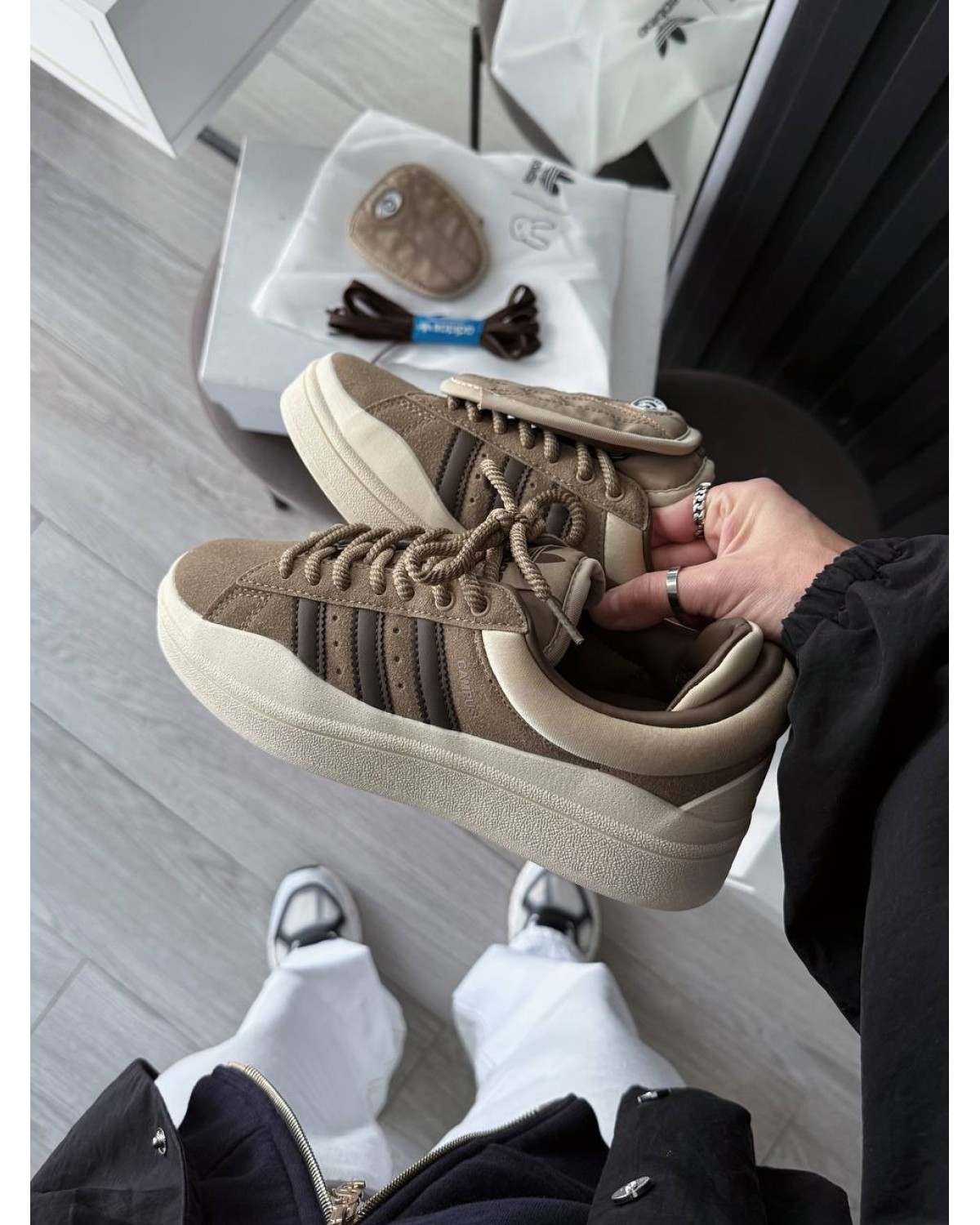 Adidas Campus Light x Bad Bunny Olive Adidas Campus Light x Bad Bunny Olive