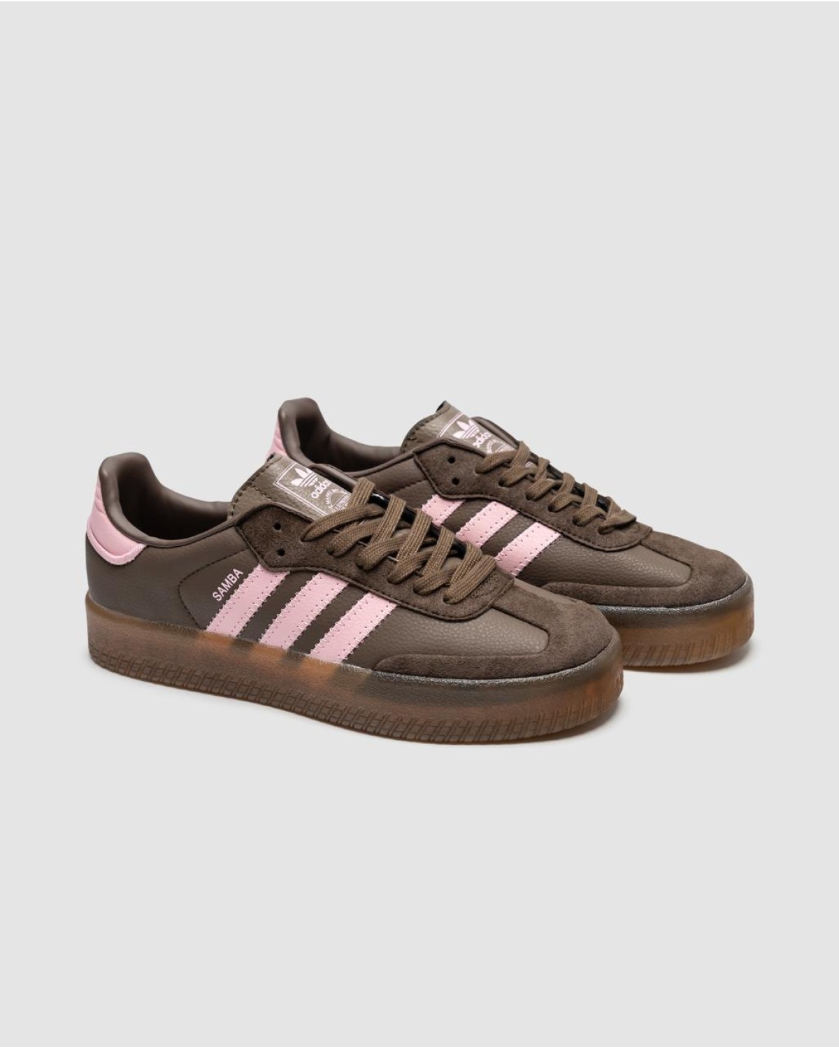 Adidas Samba XLG Platform Brown Pink Adidas Samba XLG Platform Brown Pink