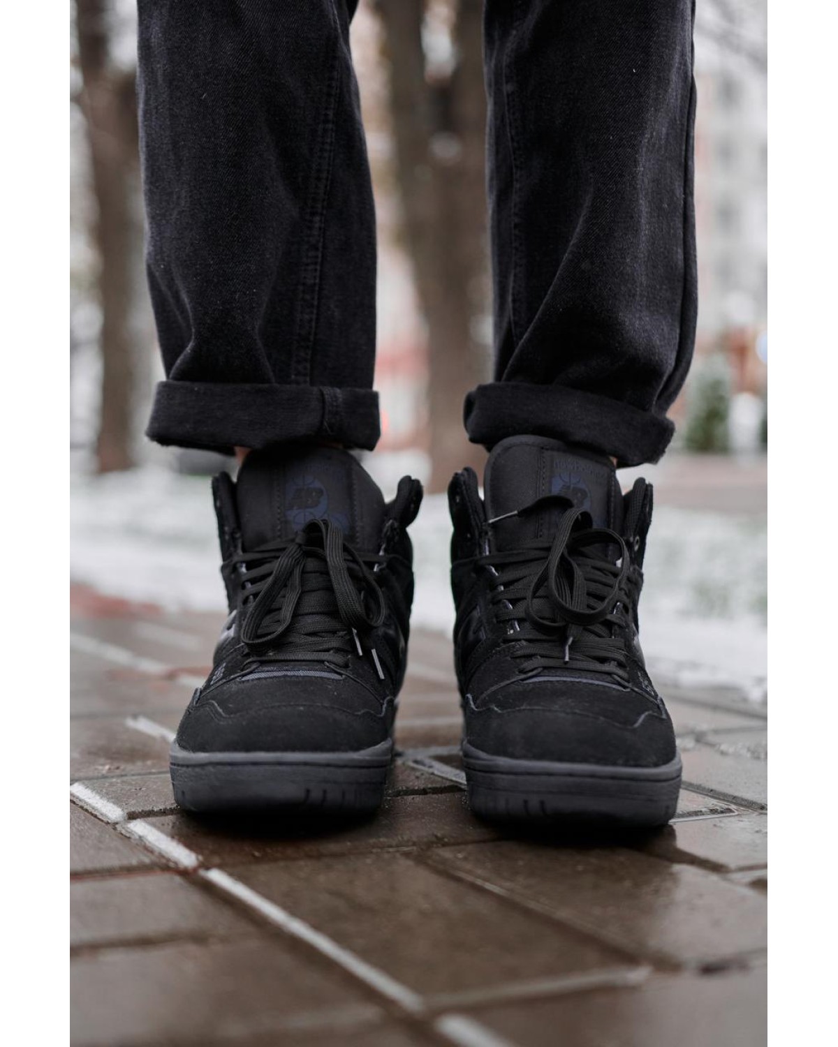 New Balance 650 High Black Fur New Balance 650 High Black Fur