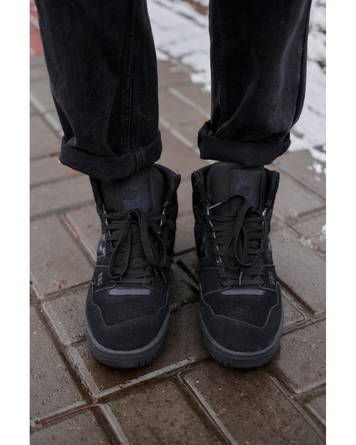 New Balance 650 High Black Fur New Balance 650 High Black Fur