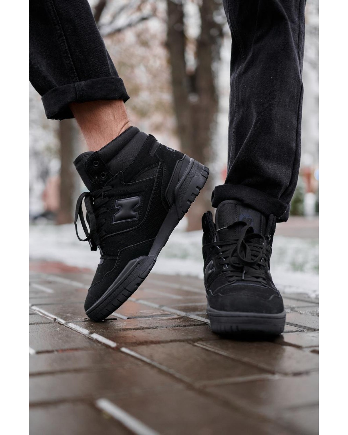 New Balance 650 High Black Fur New Balance 650 High Black Fur