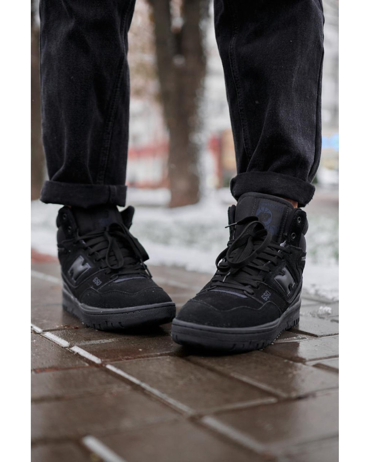 New Balance 650 High Black Fur New Balance 650 High Black Fur