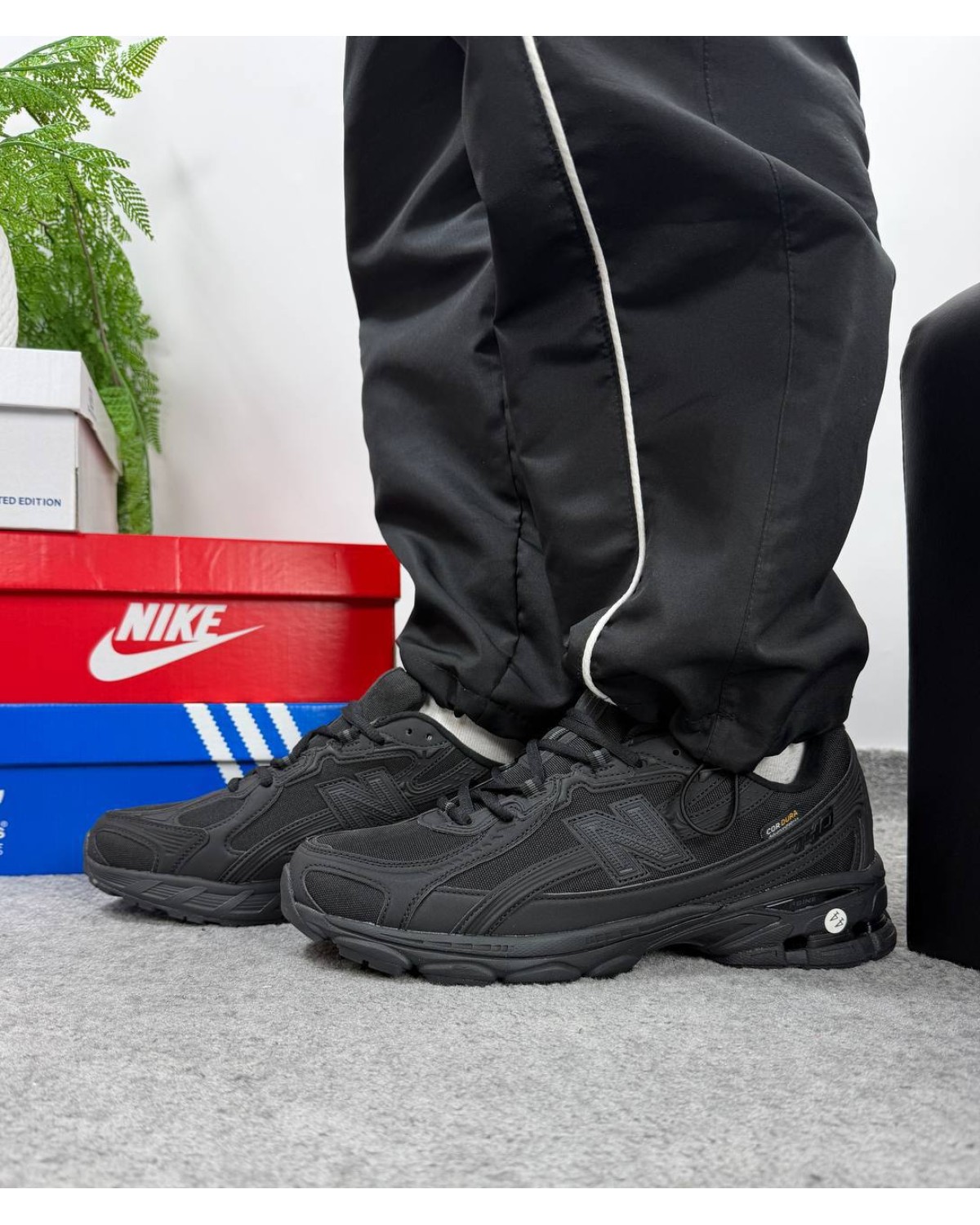 New Balance 740 Black Cordura
