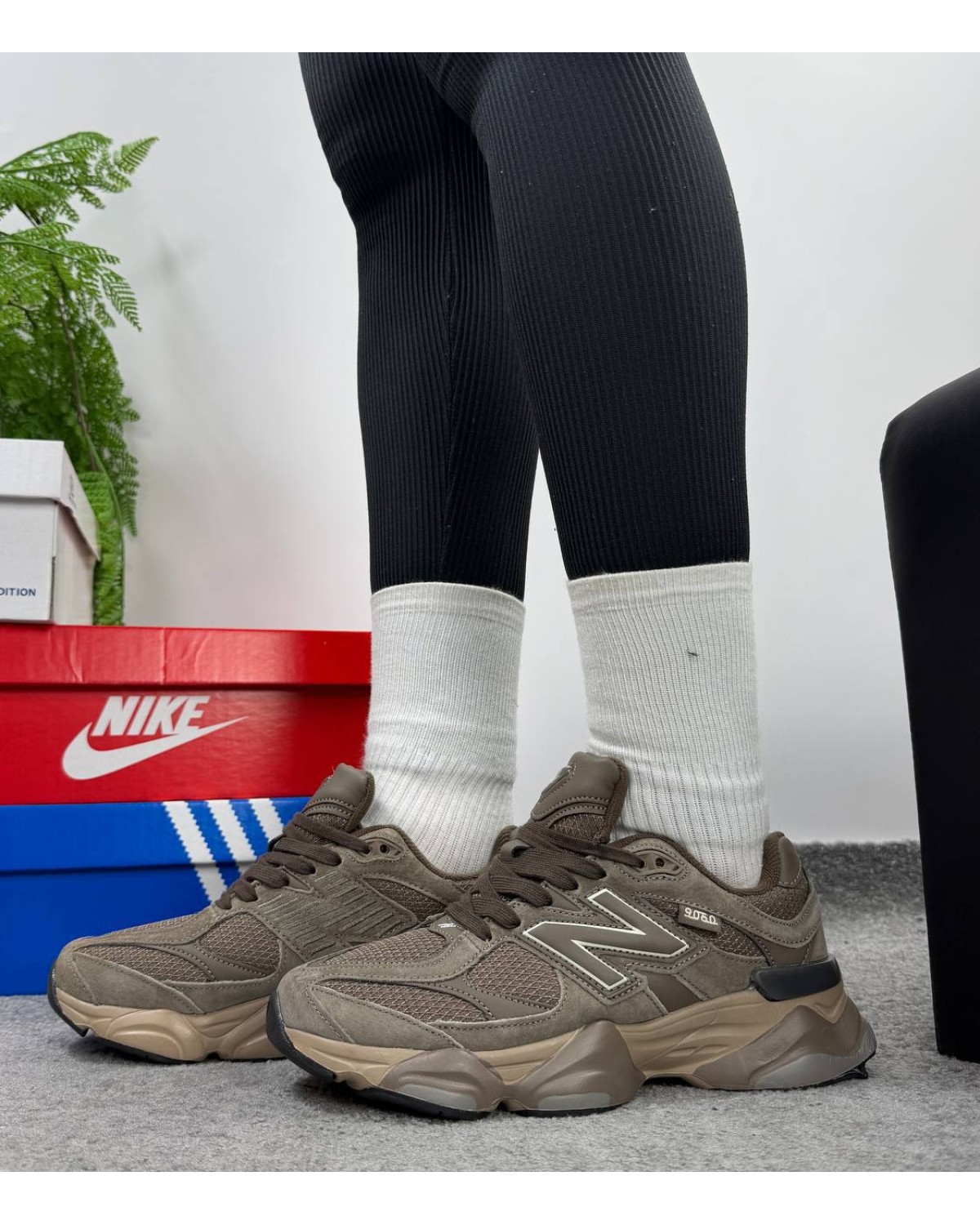 New Balance 9060 Brown Gore Tex