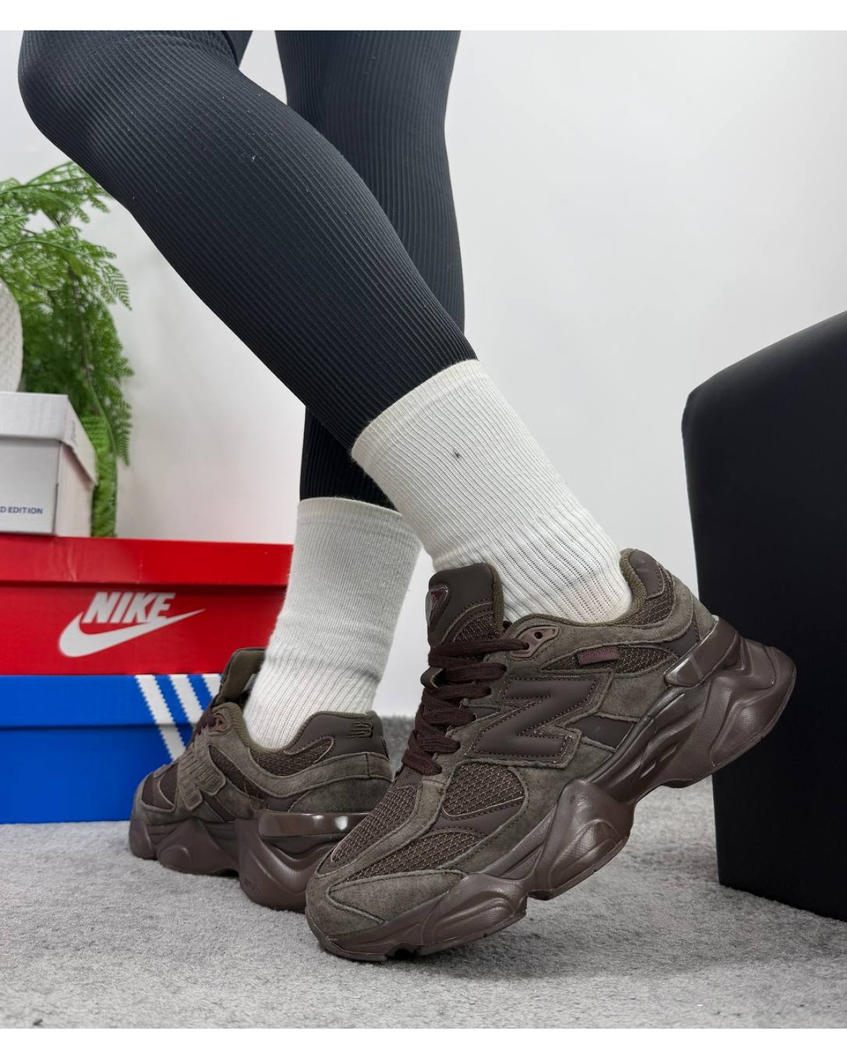 New Balance 9060 Dark Brown Gore Tex New Balance 9060 Dark Brown Gore Tex