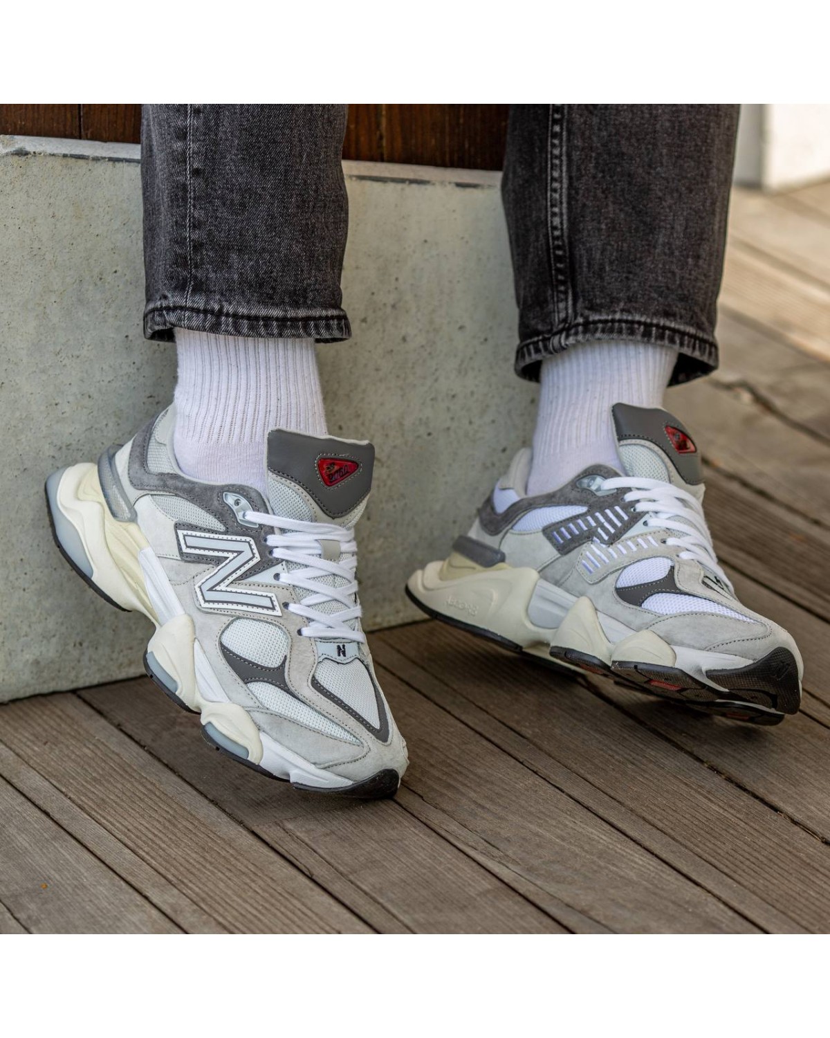 New Balance 9060 White Grey New Balance 9060 White Grey