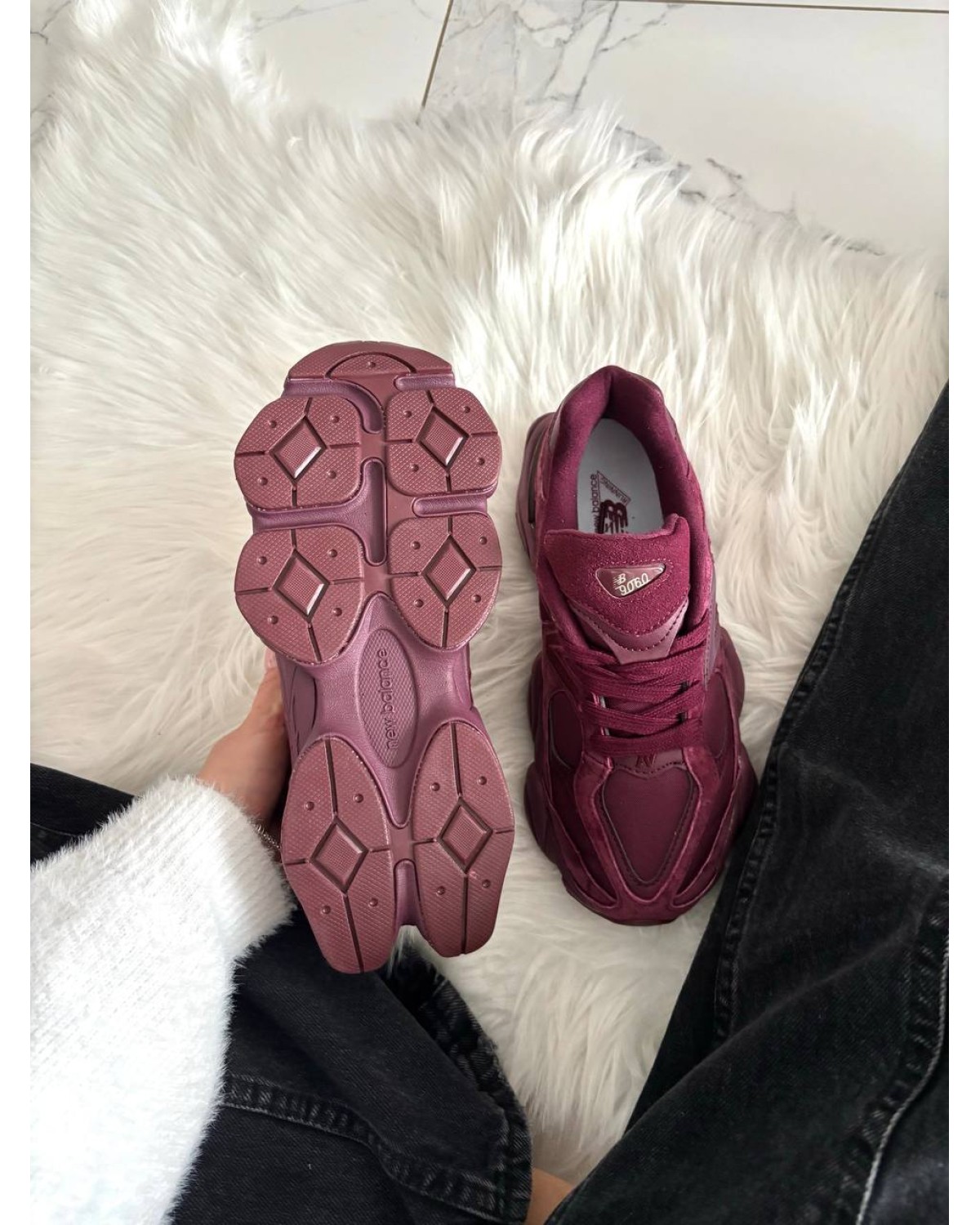 New Balance 9060 Burgundy New Balance 9060 Burgundy