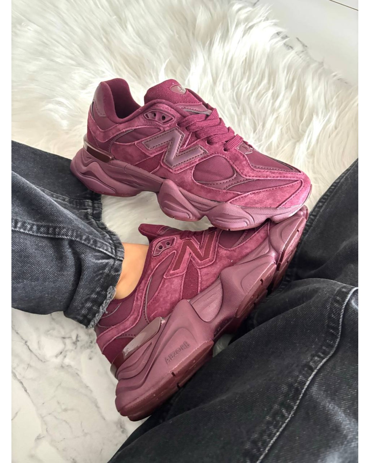 New Balance 9060 Burgundy New Balance 9060 Burgundy