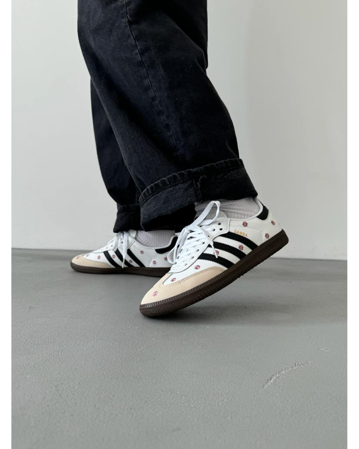 Adidas Samba OG Black White Painted Adidas Samba OG Black White Painted